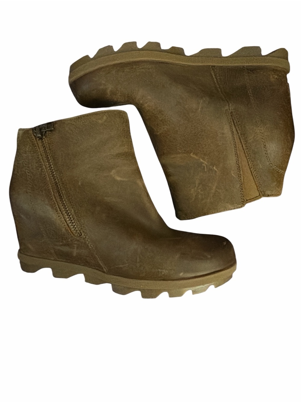 Sorel Women's Joan of Arctic Wedge II Zipper Fashion Boot  - Size 9